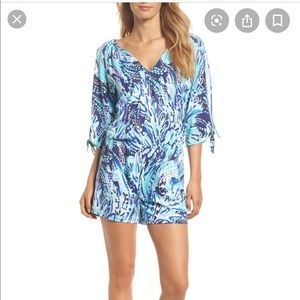 Lilly Pulitzer Bryce Blue/Navy Romper